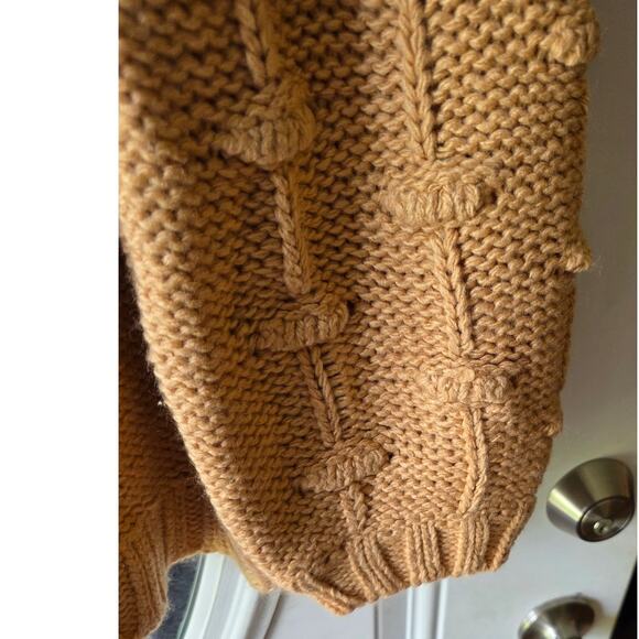 Staccato Chunky Sweater Womens Large Brown Balloon Sleeves NWT - Picture 3 of 7